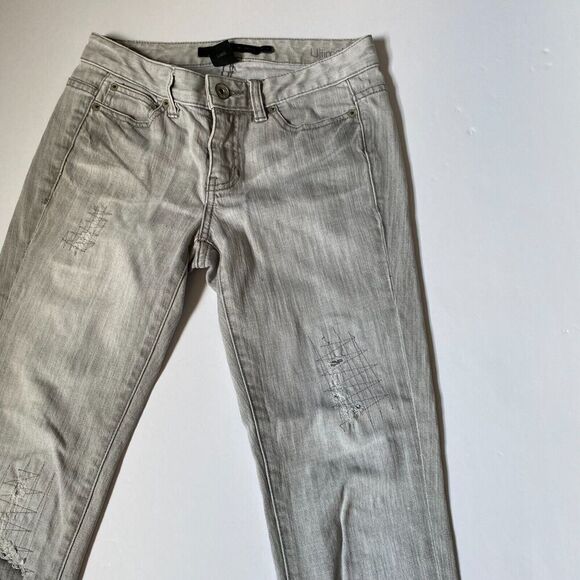 Vintage 90s Calvin Klein Denim Pants Light Wash High‎ Rise Jeans Size 27/4 - Picture 5 of 14